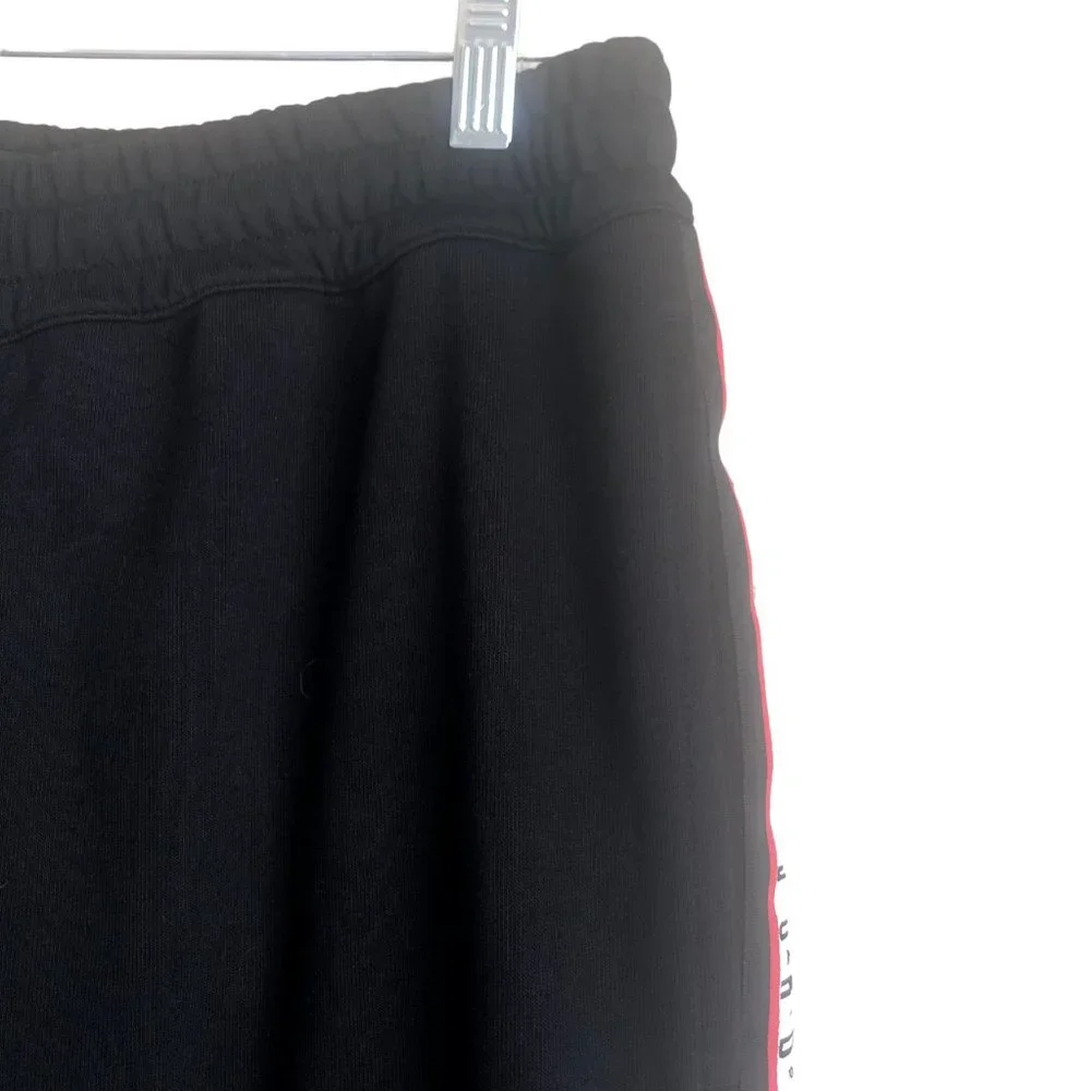 Air Jordan Men's Sweatshorts Size S 31-35 Black Cotton Fleece Elastic Waist - Picture 11 of 12